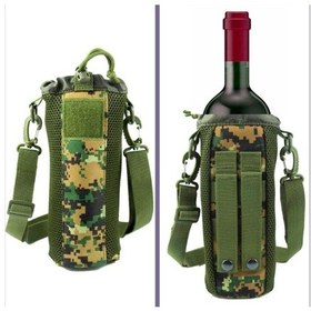 Resim Omeniv Şişe Kılıfı Matara Termos Şarap Bira Viski Outdoor Sırt Ça Yeşil 
