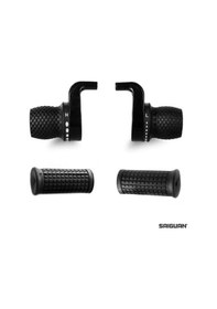 Resim Saıguan Bisiklet Vites Kolu Set Kdsg-02a 3x7li No Indx Ambalajsız Siyah Vts-126 Çok Renkli 
