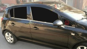 Resim Ueskrom Opel Corsa D Cam Çıtası Krom 6 Parça 2006-2015 