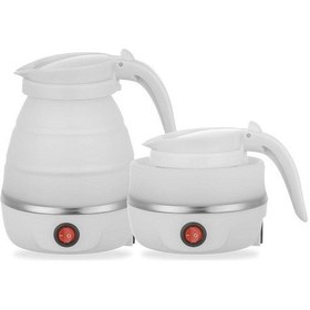 Resim Dancemonkey Ev Seyahat Ab Tak 220v Beyaz İçin Küçük Tasarım Katlanır Silikon Elektrikli Su Isıtıcısı 