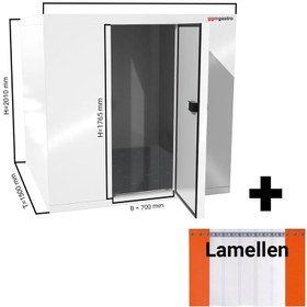 Resim Derin Dondurucu Oda - 1500x1500mm - 2,8m³ - Perde Dahil 
