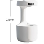 Resim 600ML Nemlendirici Ev Anti-Yerçekimi Su Damlacıkları Ultrasonik Serin Sis Maker Yatak Odası Ofisi Için LED Ekranlı (Yurt Dışından) 