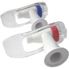 Resim Sebil Musluğu Dişi Sıcak Ve Soğuk Su İçin 1 Adet Mavi 1 Adet Kırmızı Renk 