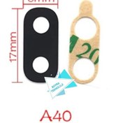 Resim Samsung Uyumlu Galaxy A40 Arka Kamera Lensi Cam A405F 