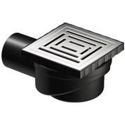 Resim VitrA V-Flow Kare Duş Kanalı 10x10 cm Parlak Krom 59980062000 