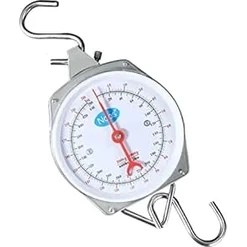 Resim 100 kg Kapasiteli Askılı Terazi - Dayanıklı, Net Kadranlı, Çift Ölçü Birimli, Endüstriyel ve Dış Mekan Uyumlu ( Lisinya ) 