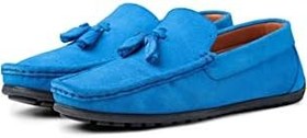 Resim Ducavelli Fransen Hakiki Deri Erkek Günlük Ayakkabı, Loafer Ayakkabı, Hafif Ayakkabı, Püsküllü Loafer, Süet Ayakkabı 
