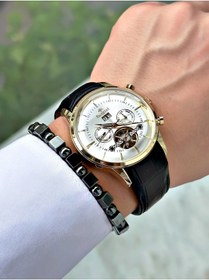 Resim Bentini Erkek Kol Saati – Otomatik Mekanizma, Takvimli, Deri Kordon, Su Geçirmez, 2 Yıl Garantili, Klipsli 