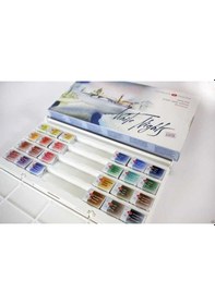 Resim St. Petersburg White Nights Tam Tablet Sulu Boya Seti 24 Renk 