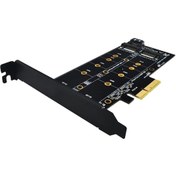 Resim M.2 Nvme Ssd To Pci-E X4 Sata 4898P Çevirici Adaptör Dönüştürücü 