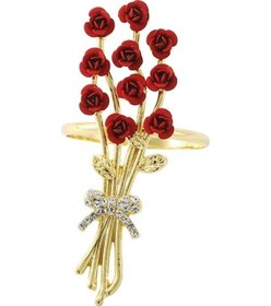 Resim Rogfer Sevgililer Günü Gül Alaşımlı Peçete Halkası, Şartname: Z1010-1 