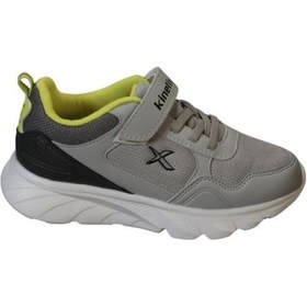 Resim Kinetix KİNETİX Erkek Çocuk Siyah Gri Çırtlı Comfort Rahat Taban Sneaker Spor Ayakkabı 