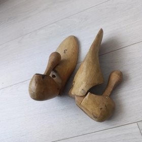 Resim Emektar Eskiler Vintage Ahşap Ayakkabı Kalıbı 