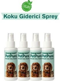 Resim PetPure Evcil Hayvan Koku Giderici - Doğal ve Vegan Koku Giderici Sprey - 4 x 125 ml 