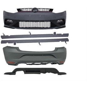 Resim Volkswagen Polo Uyumlu Yedek Parça 6r/6c İçin Uyumlu 2010-2017 Kasa İçin Makyajlı Kasa Body Kit 