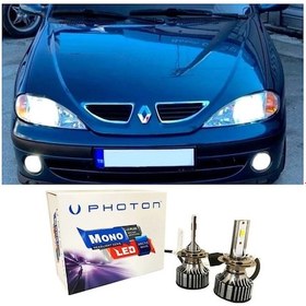 Resim Renault Megane 1 Led Xenon Uzun Far Ampulü H1 Mono Yeni Seri Beyaz 