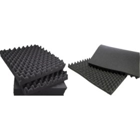 Resim Türkeli Akustik Yumurta Sünger 30 mm Kalınlık 50 x 50 cm Ses Yalıtımı İçin Yanmaz Malzeme 