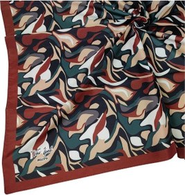 Resim Vav İpek Kadın Micro Twill Sport Desenli Eşarp Bordo 