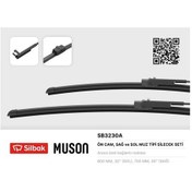 Resim Sılbak Sb3230a - Silecek Süpürgesi 800/750mm Muz Tipi C4 Pıcasso 