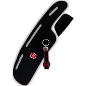 Resim Fiat Tipo Tempra Oto Torpido Kaplama Halısı Örtüsü Fiat Silikon Araç Anahtarlık 