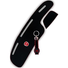 Resim Fiat Tipo Tempra Oto Torpido Kaplama Halısı Örtüsü Fiat Silikon Araç Anahtarlık 