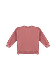 Resim Mininio Kız Bebek Fırfır Detaylı Sweatshirt - Gül Kurusu Gül Kurusu 