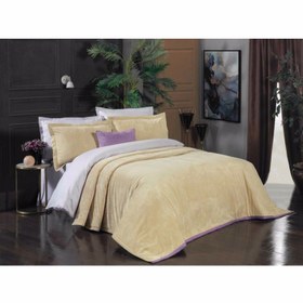 Resim Sarev Dolce Vita Çift Kişilik Sarı Yatak Örtüsü 260x250cm 