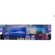 Resim Man Mavi Kamyon ve Forklift 