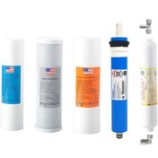 Resim Filtre Dünyası Usa Su Arıtma Cihazı Filtresi 5Li Set Su Arıtma Filtresi Filmtec 