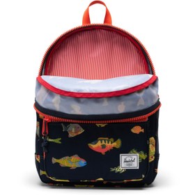 Resim Herschel Heritage™ Çocuk | Su İtici Kumaş Sırt Çantası, 15 L - Balık Desen Lacivert / OS 