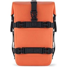 Resim Pazly 5l Su Geçirmez Motosiklet Çerçeve Çantası - Hafif & Dayanıklı Pvc Mesh Aksesuarı Turuncu Turuncu 