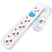 Resim Skygo Asel 6'Lı Topraklı Grup Priz 5mt 