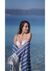 Resim Astrea Navy Blue Peshtemal Çok Renkli 