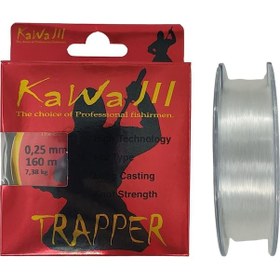 Resim Kawa Jıl Trapper 160m Şeffaf Monofilament Misina-8750 - 0.20 Mm 