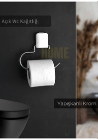 Resim Jet's Home Paslanmaz Kapaksız Tuvalet Kağıdı Askılığı Wc Kağıtlık Tutucu Krom Krom 