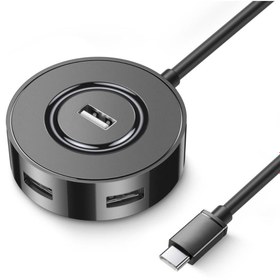 Resim Polham Jazos 4in1 Type C To 4x Usb 3.0 Çoğaltıcı Okuyucu Hup Adaptör, Klavye, Mouse, Yazıcı, Usb Oku 