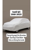 Resim içel çadır Audi Q3 2018-2025 Uyumlu Özel Ölçü Özel Dikim Kalın Pamuklu Araç Çadırı 