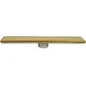 Resim Sukar Line 6 Gold Plain 40 cm Izgaralı Duş Kanalı 1156-1034000-71 
