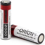 Resim Orion 18650P 3.7 V 2000 mAh 15C Li-ion Şarj Edilebilir Pil 