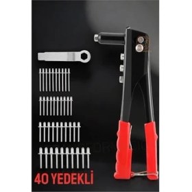 Resim Turk Perçin Tabancası 40 Yedekli 425303 