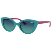 Resim Vogue Vj200327744s46 Çocuk Güneş Gözlüğü Mavi Çerçeveli Füme Lens Cat Eye Model Uv400 