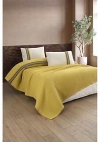 Resim Tivoli Çift Kişilik Havuzlu Pike Takımı-çeyizlik-valerie-hardal Hardal 