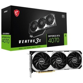 Resim MSI NVIDIA GeForce RTX 4070 Ventus 3X OC 12 GB GDDR6X 192 Bit Ekran Kartı 