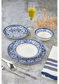 Resim Cooker Porselen Dijital Baskılı 24 Parça Yemek Takımı CKR4060 