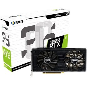 Resim Palit NVIDIA GeForce RTX 3060 Dual NE63060019K9-190AD 12 GB GDDR6 192 Bit Ekran Kartı 