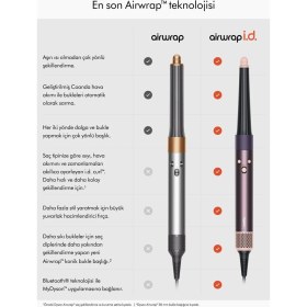 Resim Dyson Airwrap i.d.™ Saç Şekillendirme Ve Kurutma Seti Kıvırcık+Bukleli (Jasper Plum) 