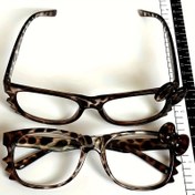 Resim Hafif Tasarım, Sanrio Kitty Leopar Baskılı Dekoratif Gözlük Çerçeveleri - Sevimli, Retro Y2K Tarzı, Hafif Plastik, Lens Gerektirmez, Çiçek Ayrıntılı - Mükemmel Moda Aksesuarı 