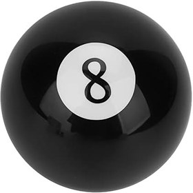 Resim Evrensel Siyah 8 Bilardo Topu Yuvarlak Vites Topu, Araba Vites Kolu, Vites Kolu, 
