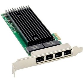 Resim Open Smart 4 Port Intel 82575eb-t4 1gbe Pcıe X1 Ethernet Kart - Ops7291nt 