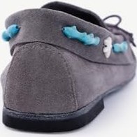 Resim Yargıcı Aksesuar Detaylı Deri Loafer, 25YKAY4086X 
